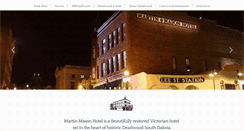 Desktop Screenshot of martinmasonhotel.com